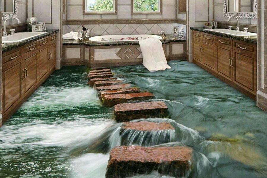 کفپوش سه بعدی کناف